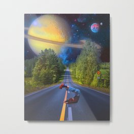 Empty roads Metal Print | Awesome, Oftheday, Space, Beauty, Sexy, Collage, Planet, Retro, Popart, Sci-Fi 
