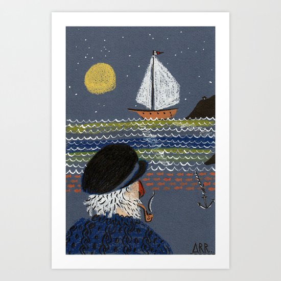Thurr be pi-raytes... Art Print