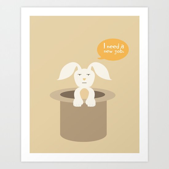 The magic is gone Art Print