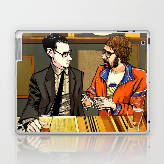 A Conversation About Acid at a Bar With No Name Laptop & iPad Skin