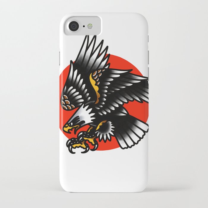 american traditional eagle iphone case