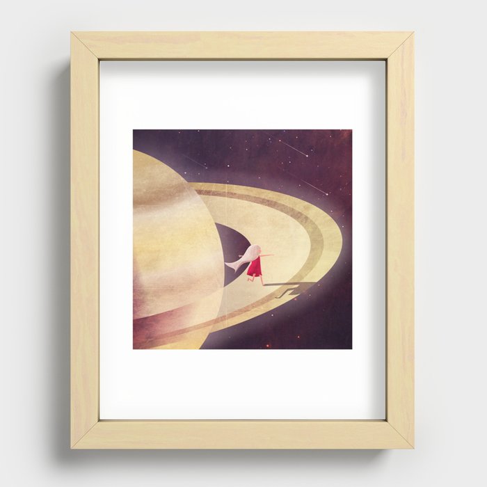 Saturn Child Recessed Framed Print