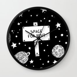 Space for rent Wall Clock
