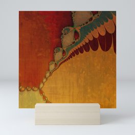 Southwestern Sunset 2 -copper ochre sienna olive gold Mini Art Print