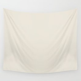 Off White Solid Color Pairs PPG Almond Milk PPG1075-2 - All One Single Shade Hue Colour Wall Tapestry