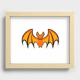 Halloween Bat Recessed Framed Print