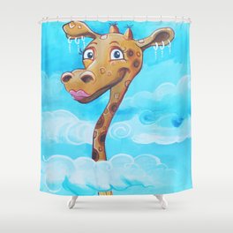 Up to the skies Shower Curtain