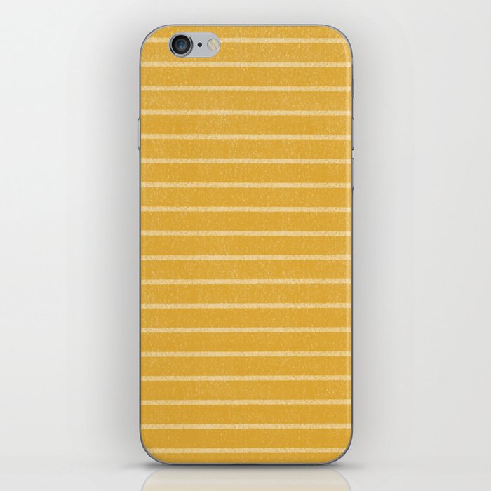 Classic Stripe (Yellow) iPhone Skin