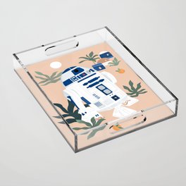 "Keep Calm and Droid On - R2-D2" by Maggie Stephenson Acrylic Tray