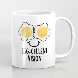 Egg-cellent Vision Cute Egg Pun Coffee Mug