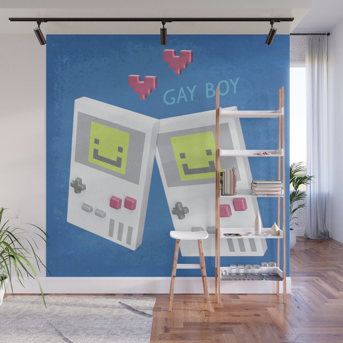 Game Boy Gay Boy Wall Mural