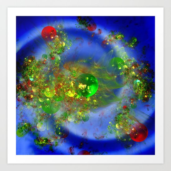 Exploding Universe Art Print