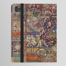 Peach Bronze Antique Persian Kashmar iPad Folio Case