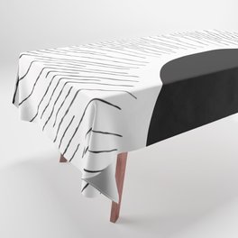 Dark Sunrise  Tablecloth