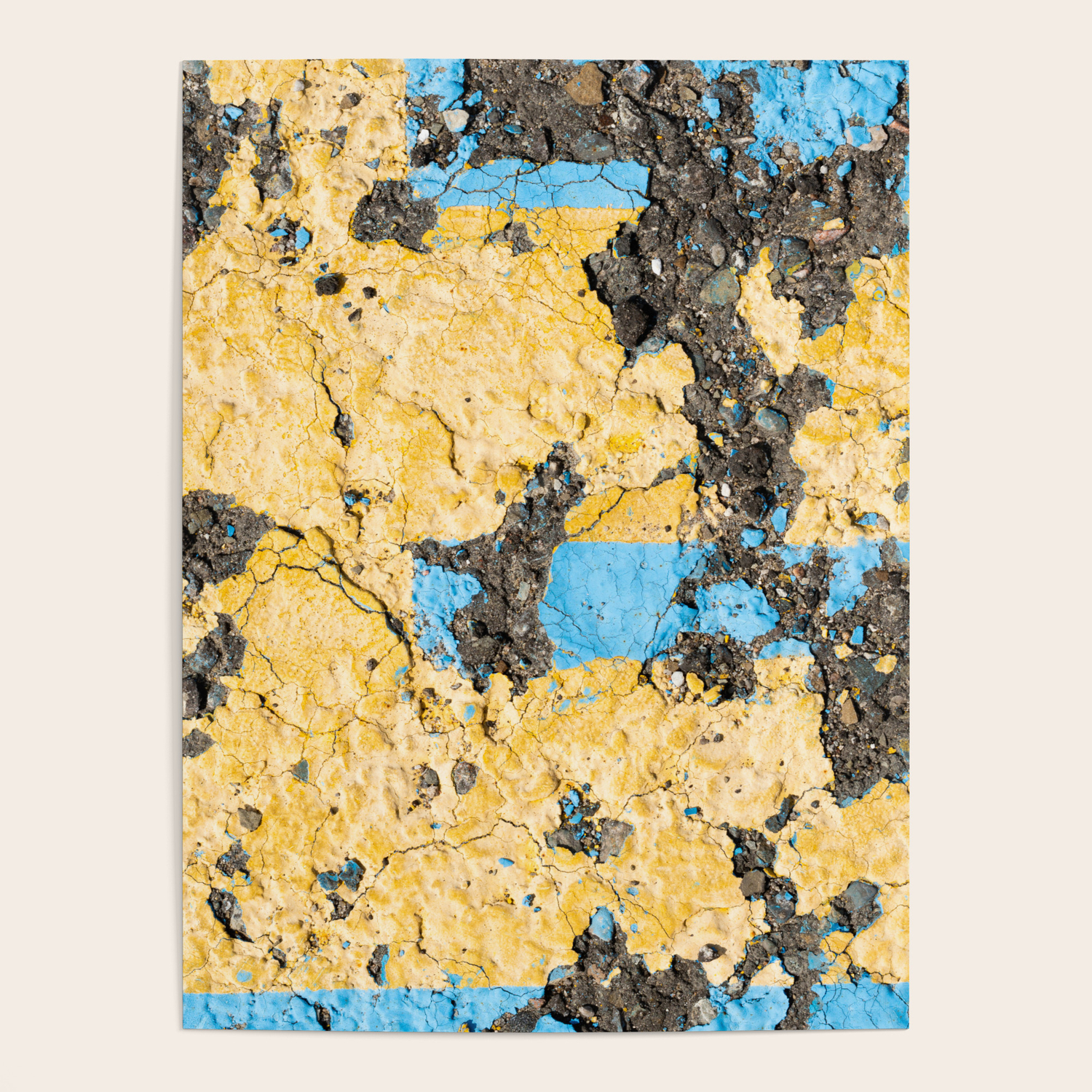asphalt texture yellow paint