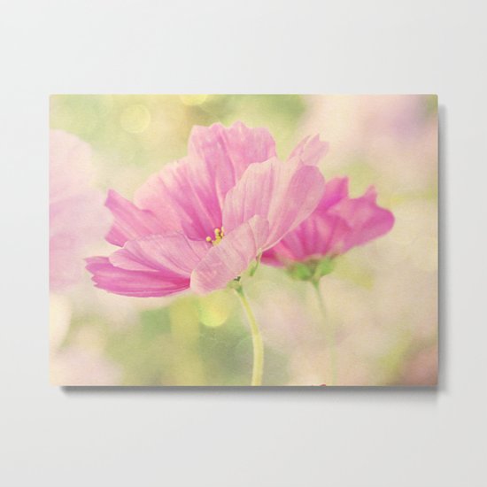 Cosmos in the Pink I Metal Print