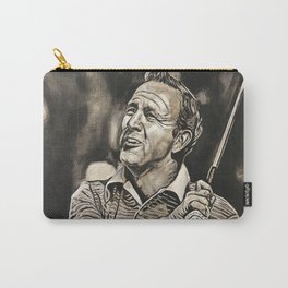 Arnold Palmer Carry-All Pouch | Acrylic, Arnoldpalmer, Buddyowens, Popart, Golf, Painting, Golfer, Legend, Songwriter, Pga 