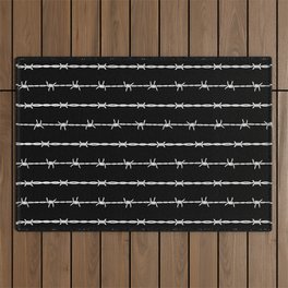 Barbed Wire Outdoor Rug