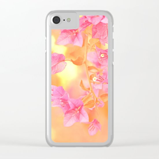 Sunny Bougainville(4) Clear iPhone Case