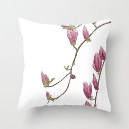 Magnolia Vine Throw Pillow