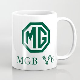 MGB V6 Emblem & Logo Coffee Mug | Automotive, Austinhealey, Justbritish, Sportscar, Triumph, V8, Cars, Rover, British, V6 