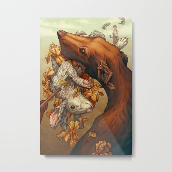 Lepus Metal Print
