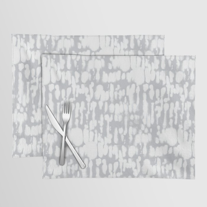 Inky Inverse Grey Placemat
