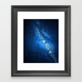 Azure Milky Way Framed Art Print
