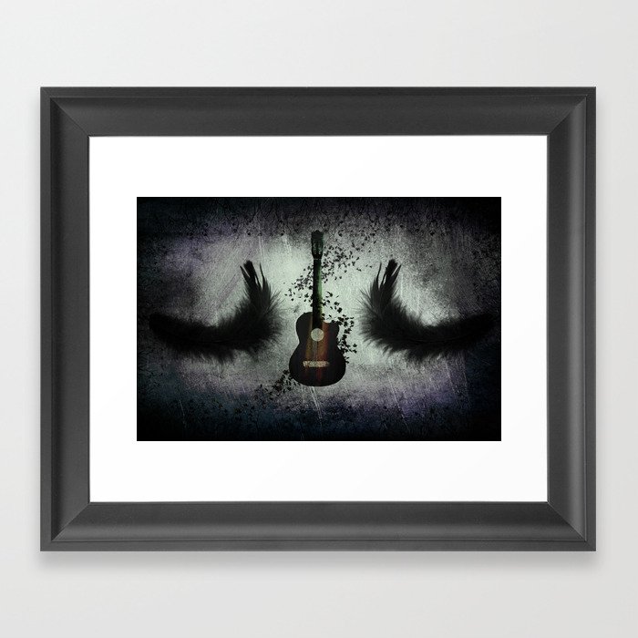 Anyway the wind blows... Framed Art Print