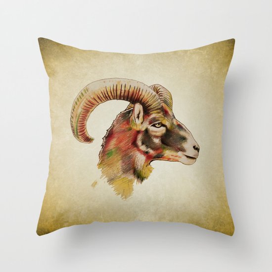 Antelope Throw Pillow
