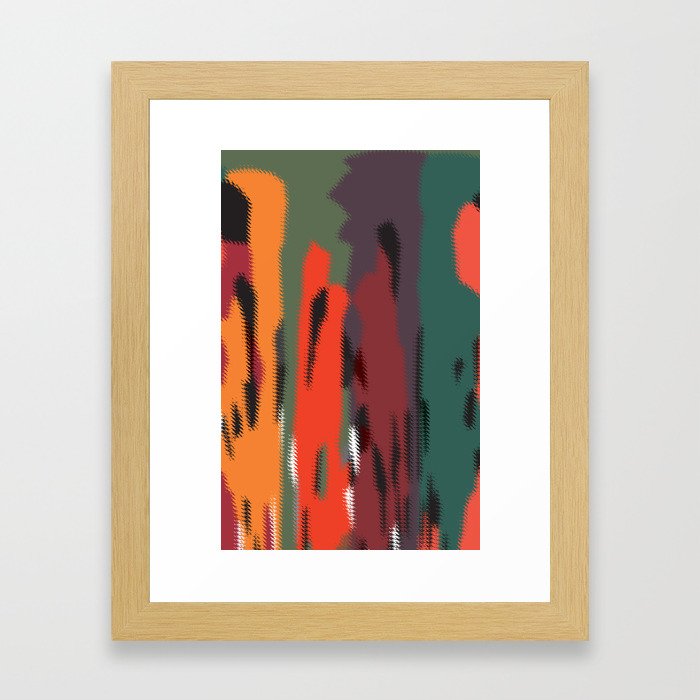 Polar colors Framed Art Print