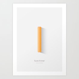 Sure Fritter - candy from my childhood #3 Art Print