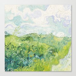 Vincent Van Gogh Green Wheat Fields Canvas Print