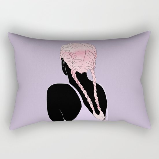 Braids Rectangular Pillow
