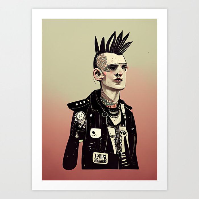 True Punk Art Print