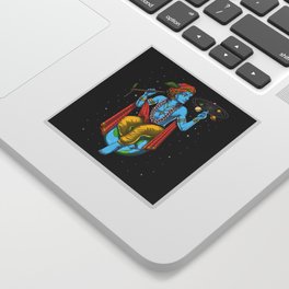 Hindu Lord Krishna Sticker