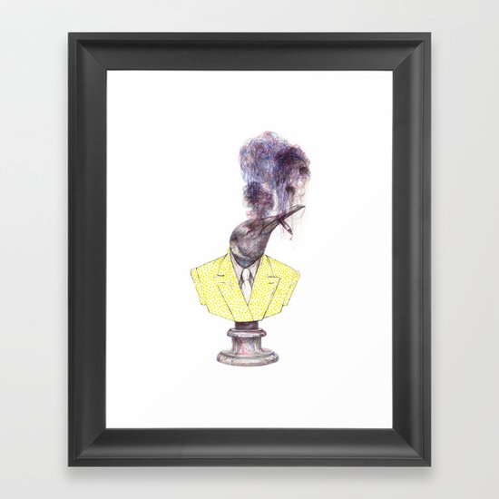 smokin' Framed Art Print