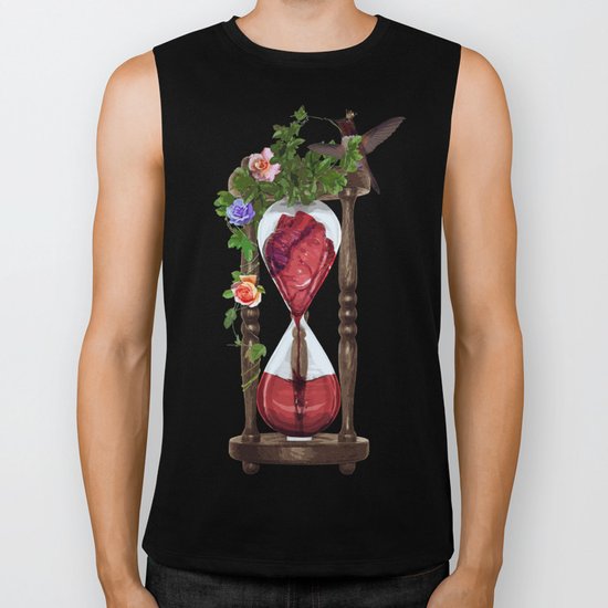 time heals Biker Tank