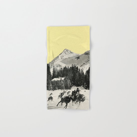 Winter Races Hand & Bath Towel