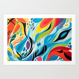 Perfect Vintage Abstract Art Print