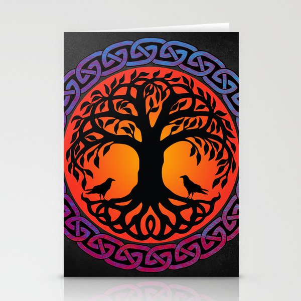 Viking Yggdrasil World Tree Stationery Cards
