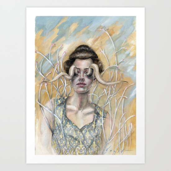 Horns Art Print