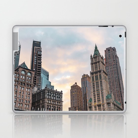 Architecture in NYC at Sunset | Travel Photography Laptop & iPad Skin
