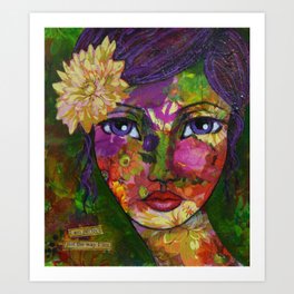 Perfect Art Print | Mixed Media, Painting, Collage 