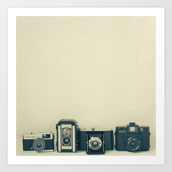 Camera Collection Art Print