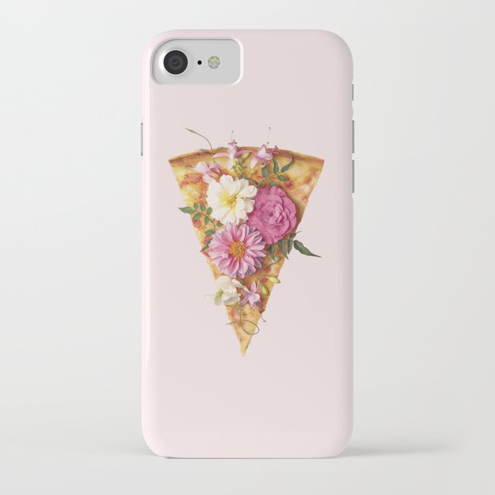 floral pizza iphone case