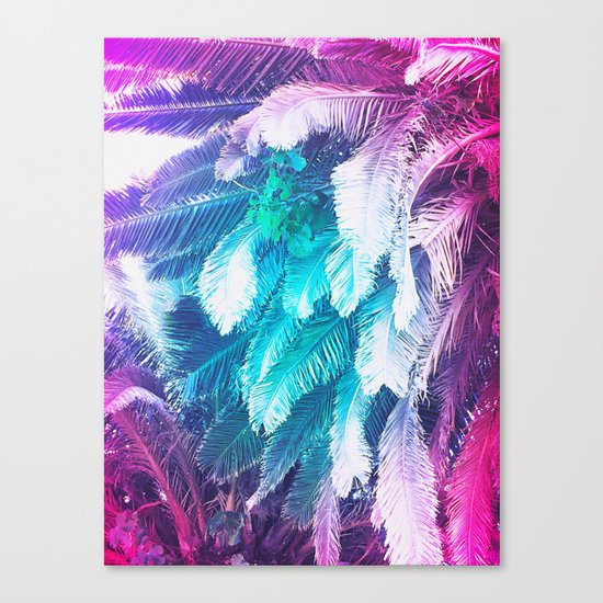 Rainbow Jungle Canvas Print
