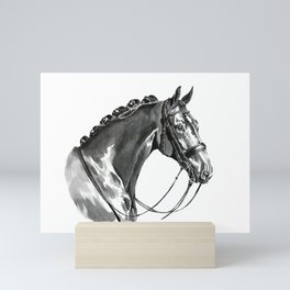 "Helios" art print - Horse portrait - Ink / "Helios" digigrafia - Retrato cavalo - Tinta da China Mini Art Print