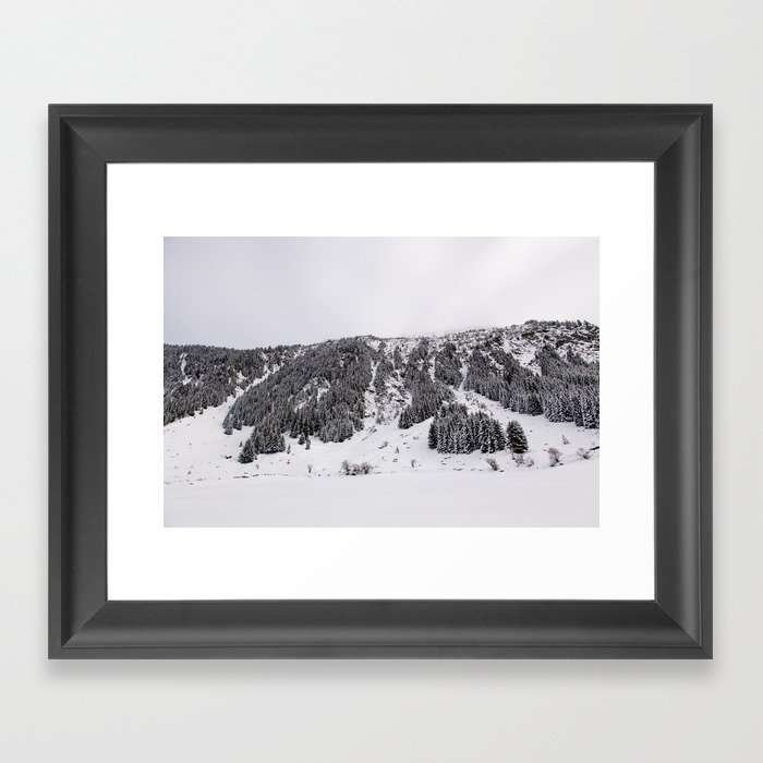 White Winterscapes III Framed Art Print