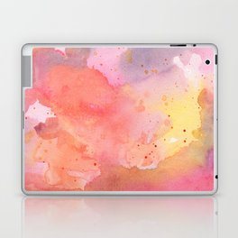 Sunset Color Palette Abstract Watercolor Painting Laptop & iPad Skin